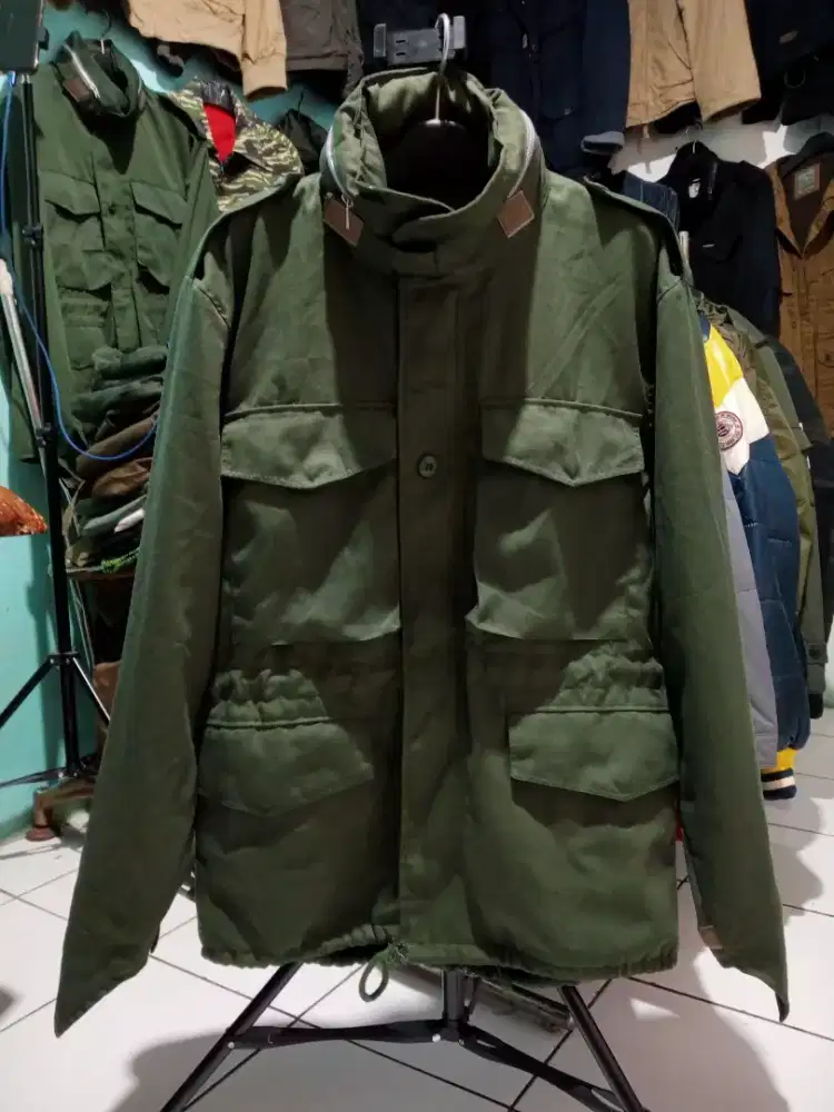 M65 Field Jacket Canvas Parka Military Style Jacket Repro 5 Poket