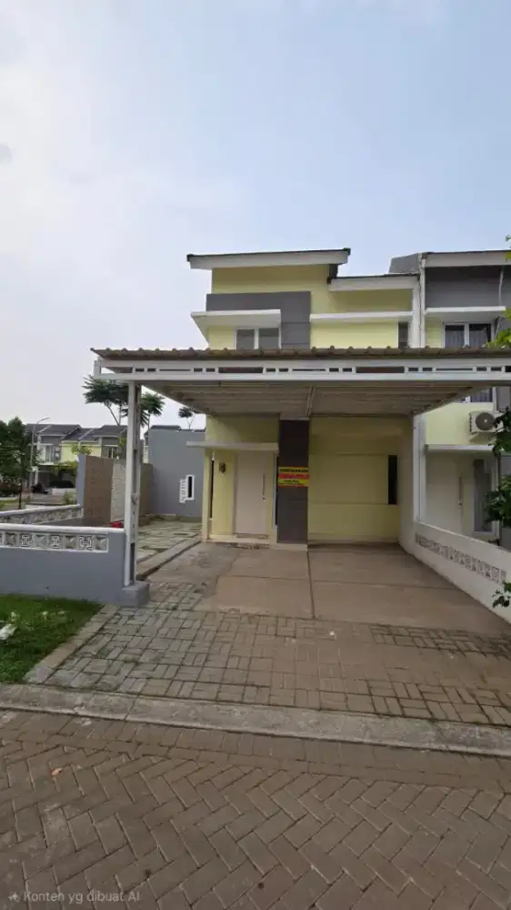 Rumah Hook 2 Lantai Siap Huni di Puri Jaya, Dekat Kuliner & Sekolah