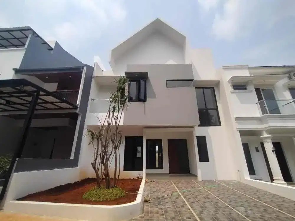 Di Jual Rumah Baru Dalam Cluster Dekat Akse Tol Dan Fasilitas Umum Di Pejaten