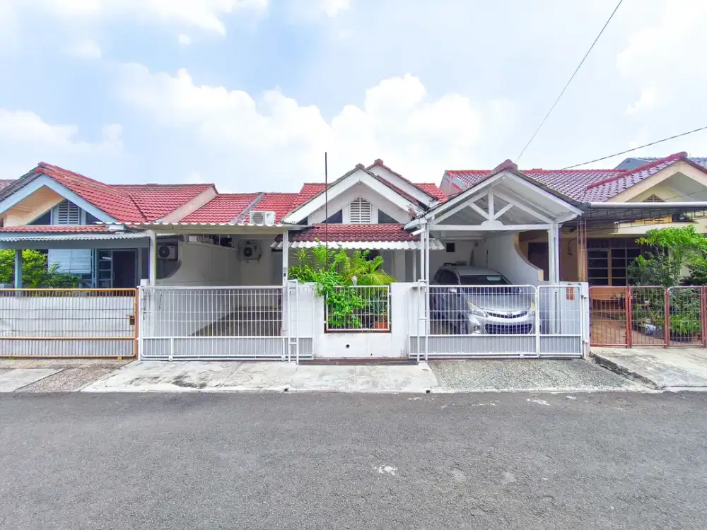 Rumah Luas SHM 6 Menit ke Stasiun Rawa Buntu 3 KT Bebas Banjir J-43468
