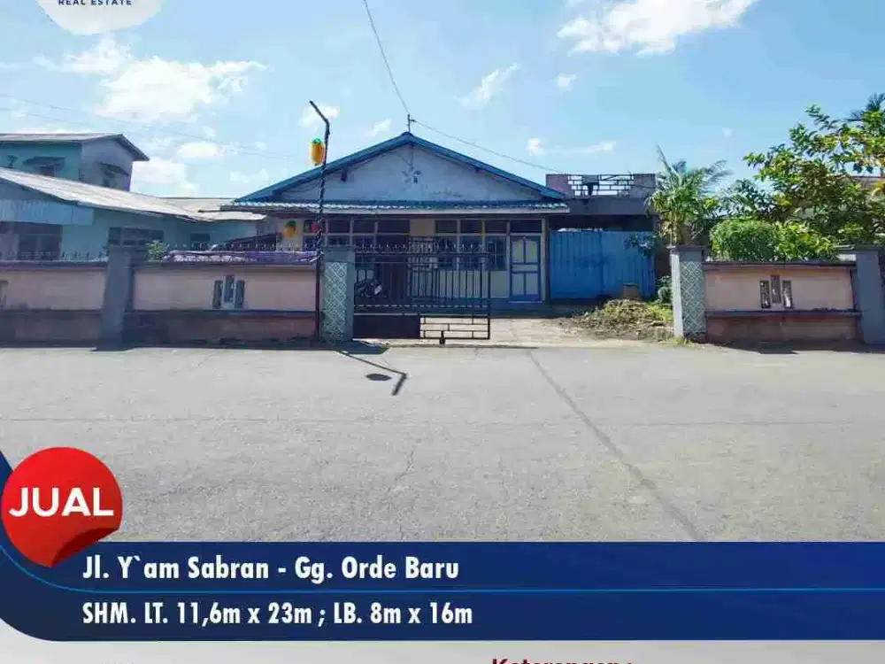 Rumah Tunggal Sudah Pagar Keliling