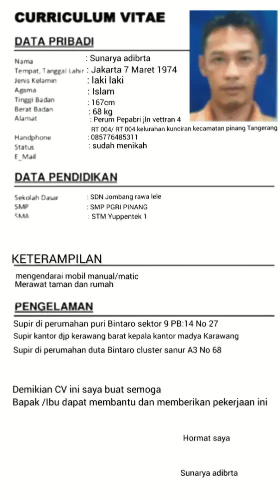 Cari pekerjaan yang halal