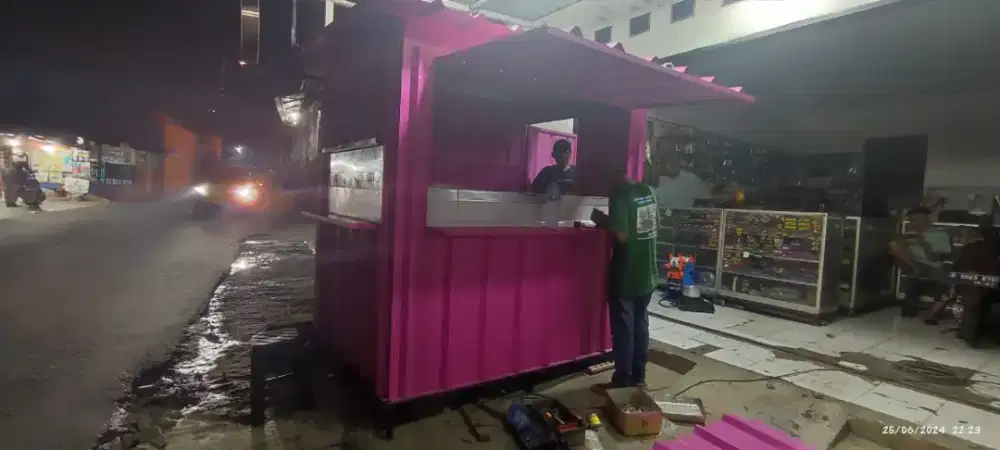Dijual booth container