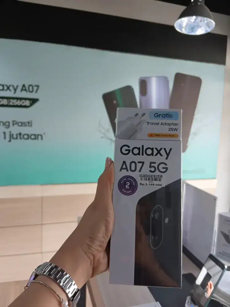 Ready samsung A07 5G 6/128gb garansi resmi 1tahun atlantis dahsyat