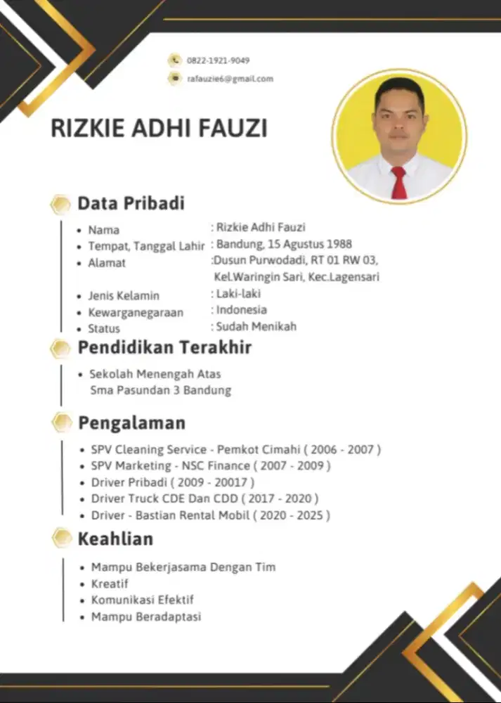 Mencari pekerjaan driver