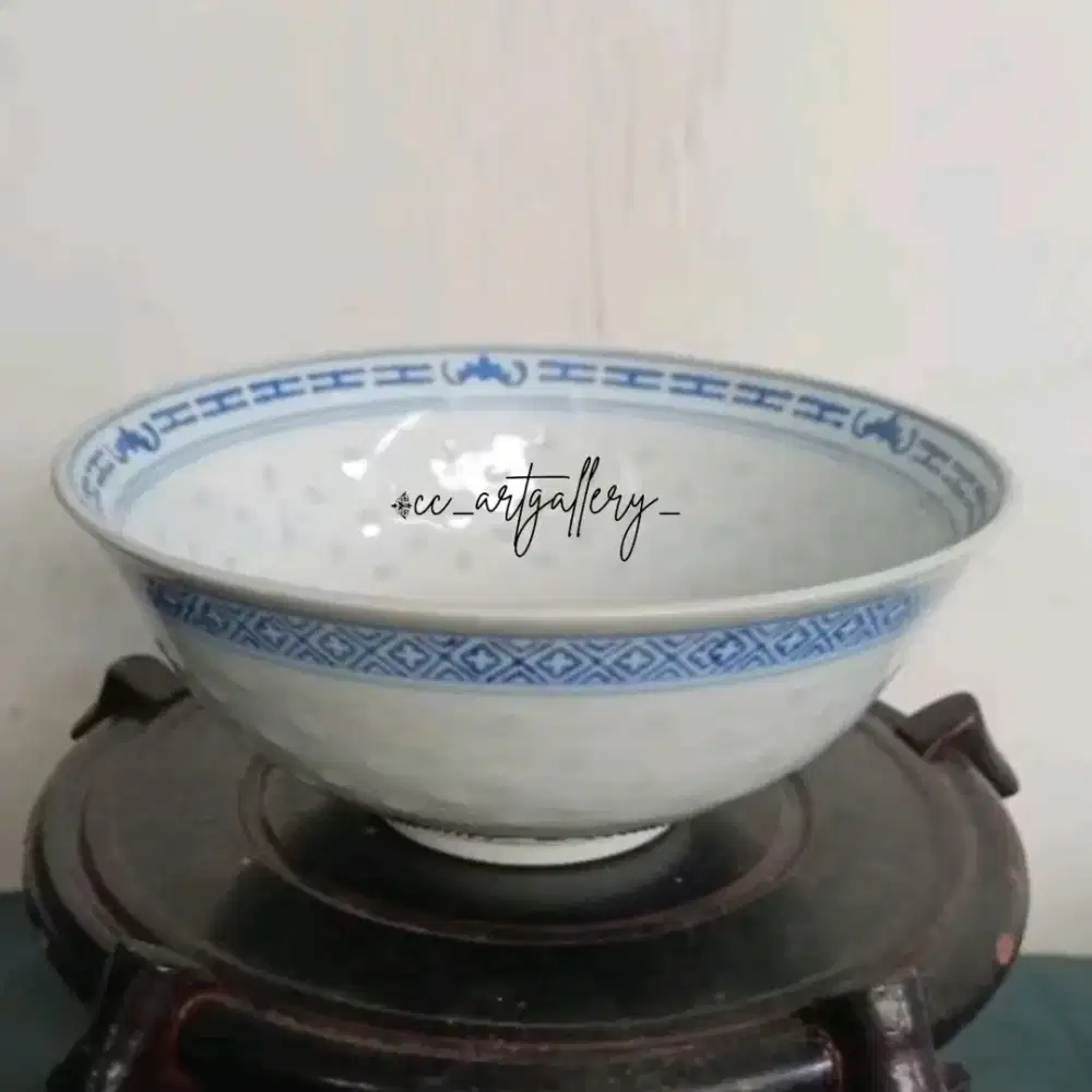 MANGKOK BIJI TIMUN JINGDEZHEN MOTIF NAGA D16 - BT16