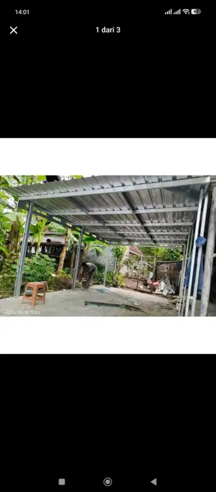 Baja ringan terpasang