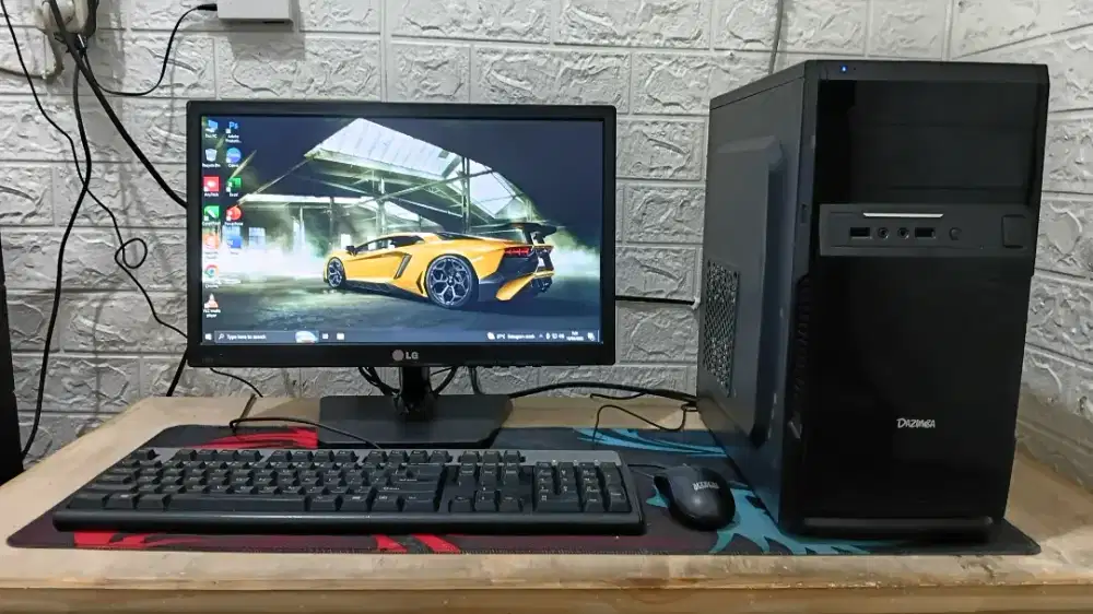 Komputer PC Lengkap Cocok Office Design Siap Pakai
