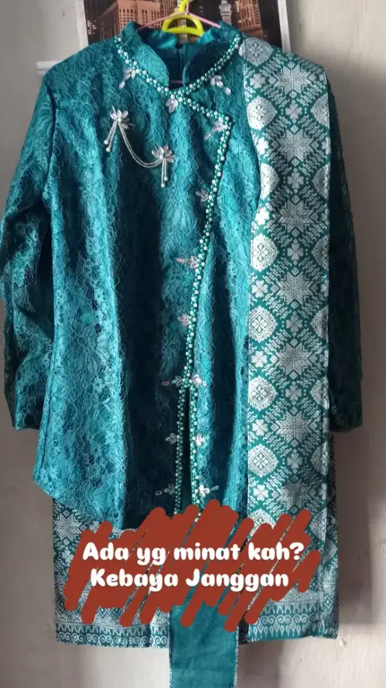Kebaya Janggan emerald