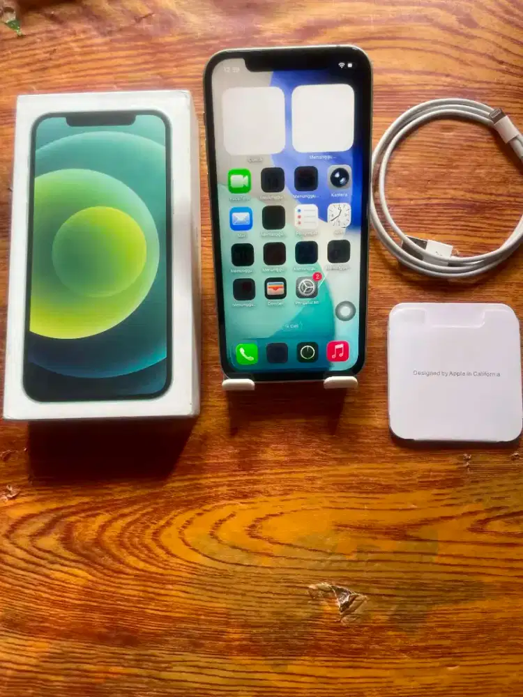 Iphone 12 128gb beacukai fullset mulus biaa tkr tmbh