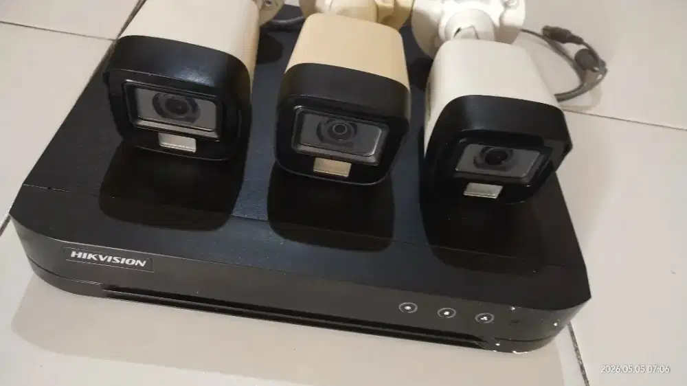 3 CCTV Analog & DVR 4channelBergaransi