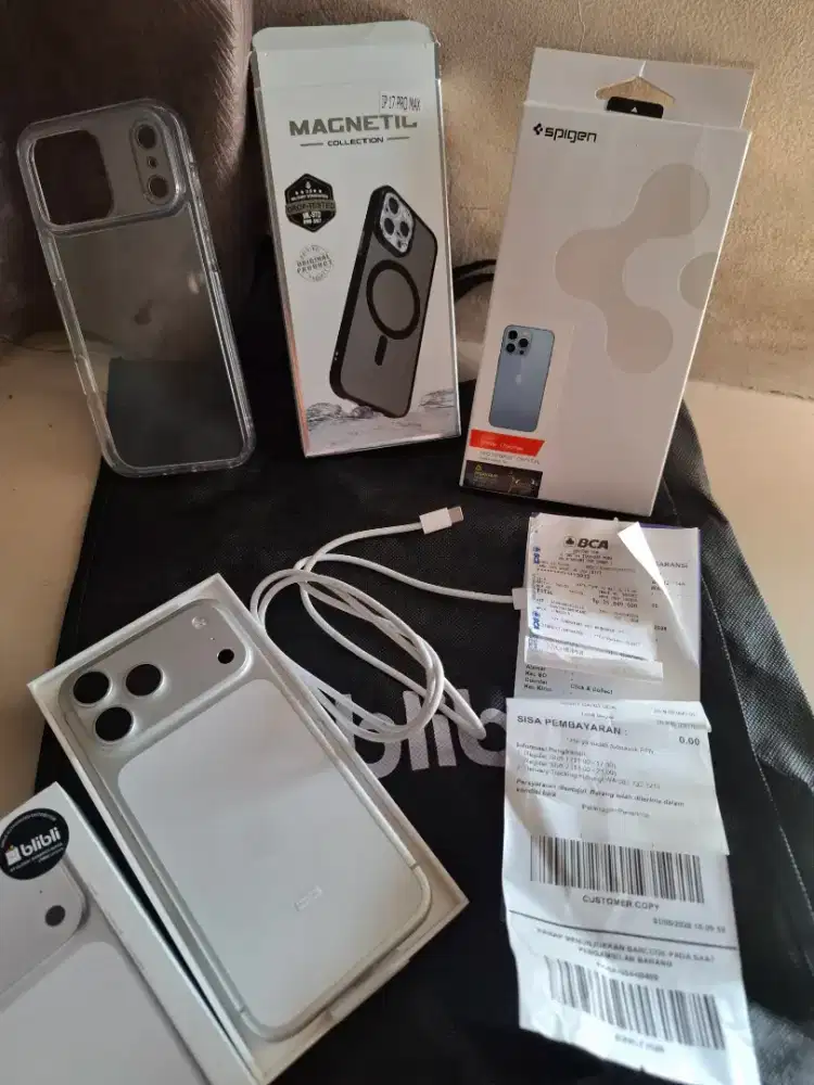 Iphone 17 promax 256 silver resmi blibli gdn