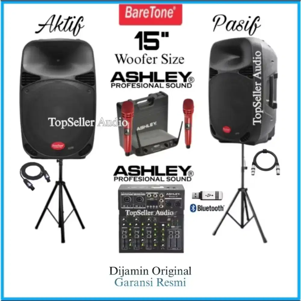 Paket Lengkap Sound 15 Bareton