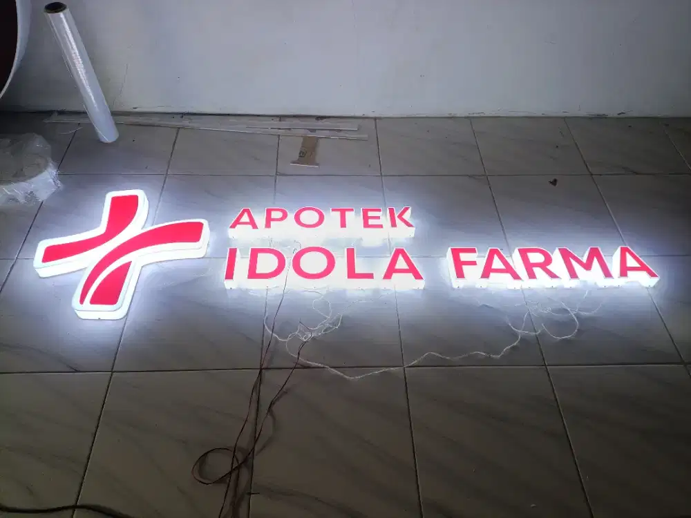 Plang nama pt indor dan outdor