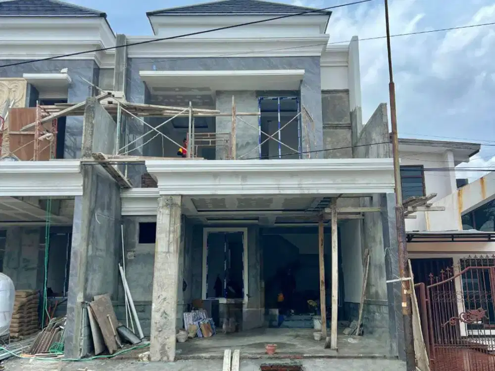 3 unit Rumah baru American-style di Kertajaya Indah Timur, Surabaya Tipe C
