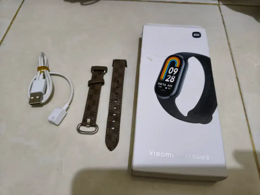 Tali jam Xiaomi band 8/9 plus dus plus kabel cas nya
