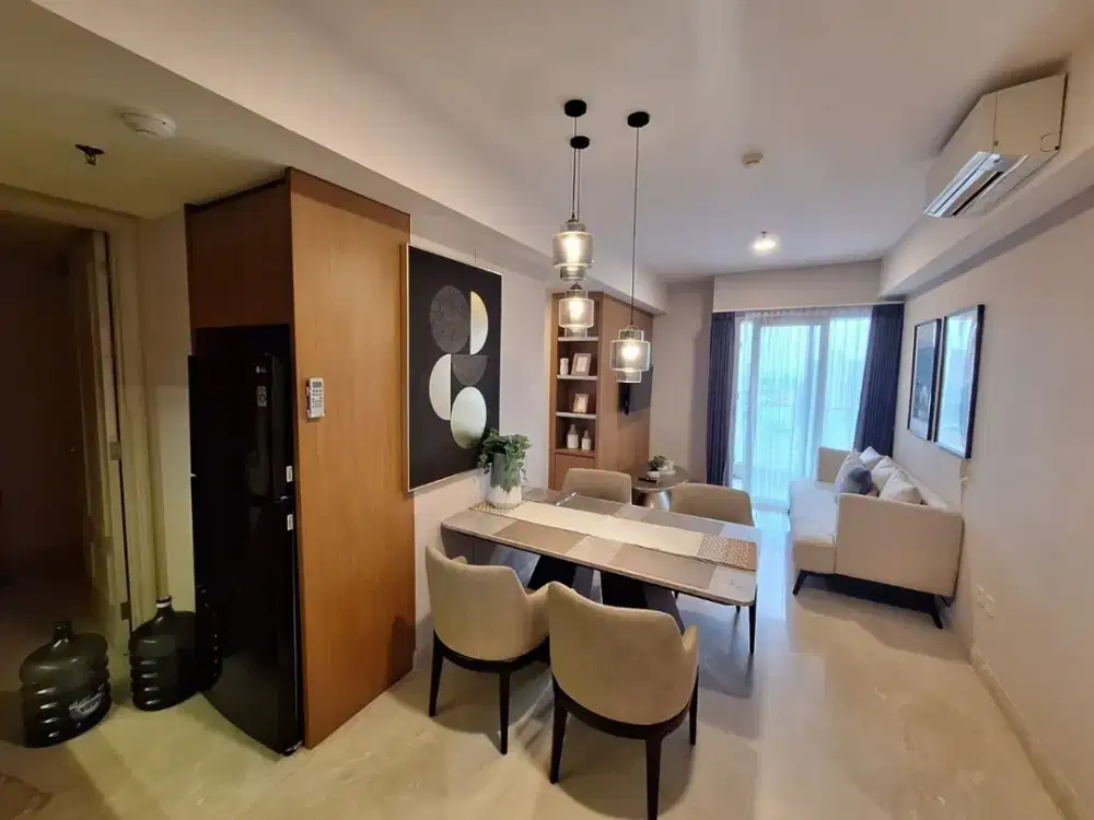 Disewakan murah, Apartemen One Icon 2 bedroom full furnished lantai rendah