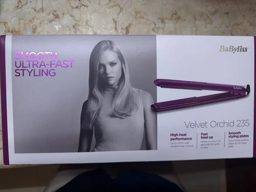 Babyliss Paris Velvet Orchid 235 Straightener BL2513U | Catokan rambut