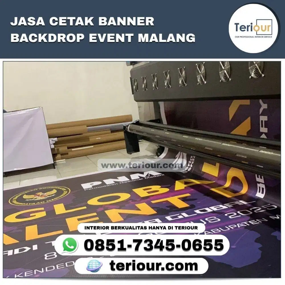 JASA CETAK BANNER BACKDROP EVENT MALANG