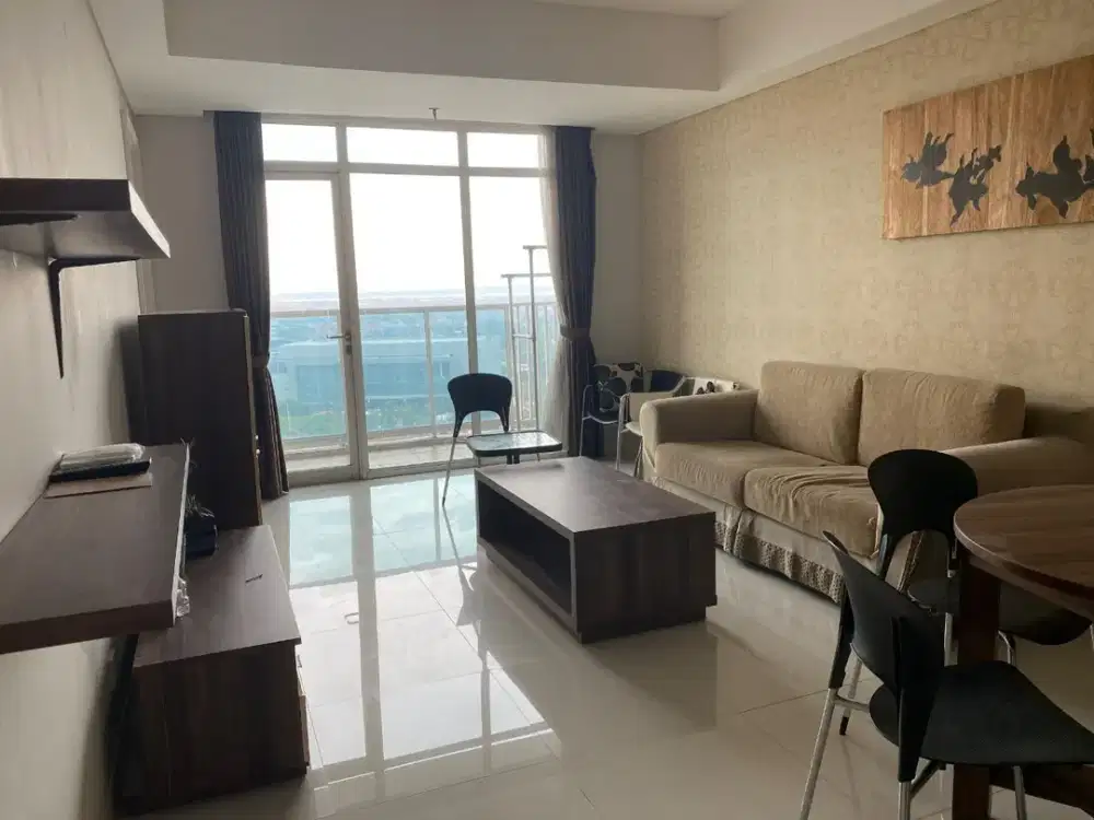 Jual Apartemen Trillium 2 bedroom Furnished Tower B Lantai 18