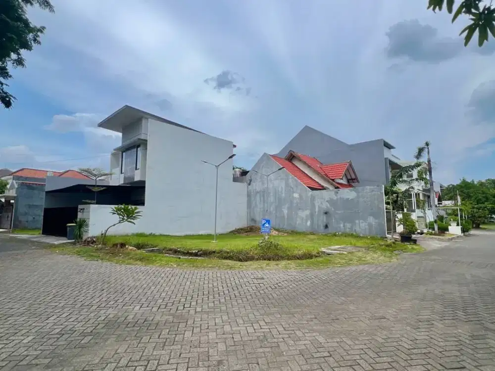 Tanah kavling hoek di Galaxi Bumi Permai Araya tahap 2