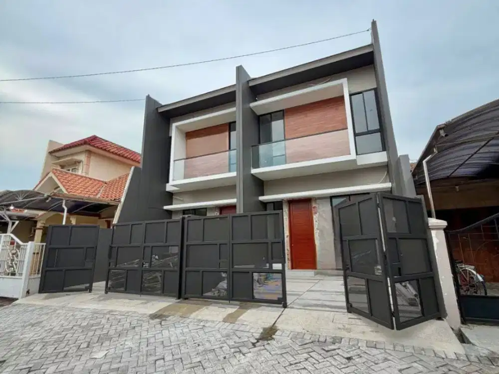 2 unit, Rumah baru modern di Wisma Mukti