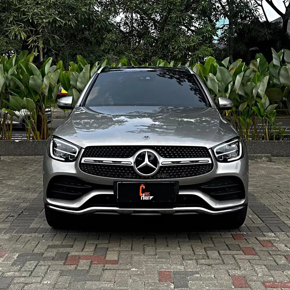 BERGARANSI! LOW ODO Mercedes GLC200 AMG 2020 facelift 2021 benz 2019
