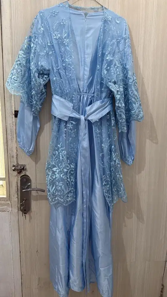 Dress kebaya biru langit