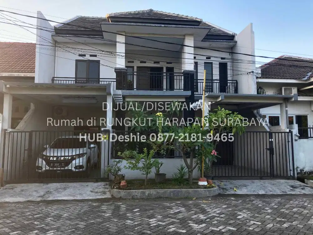 DIJUAL/DISEWAKAN RUMAH DI RUNGKUT SURABAYA SIAP HUNI