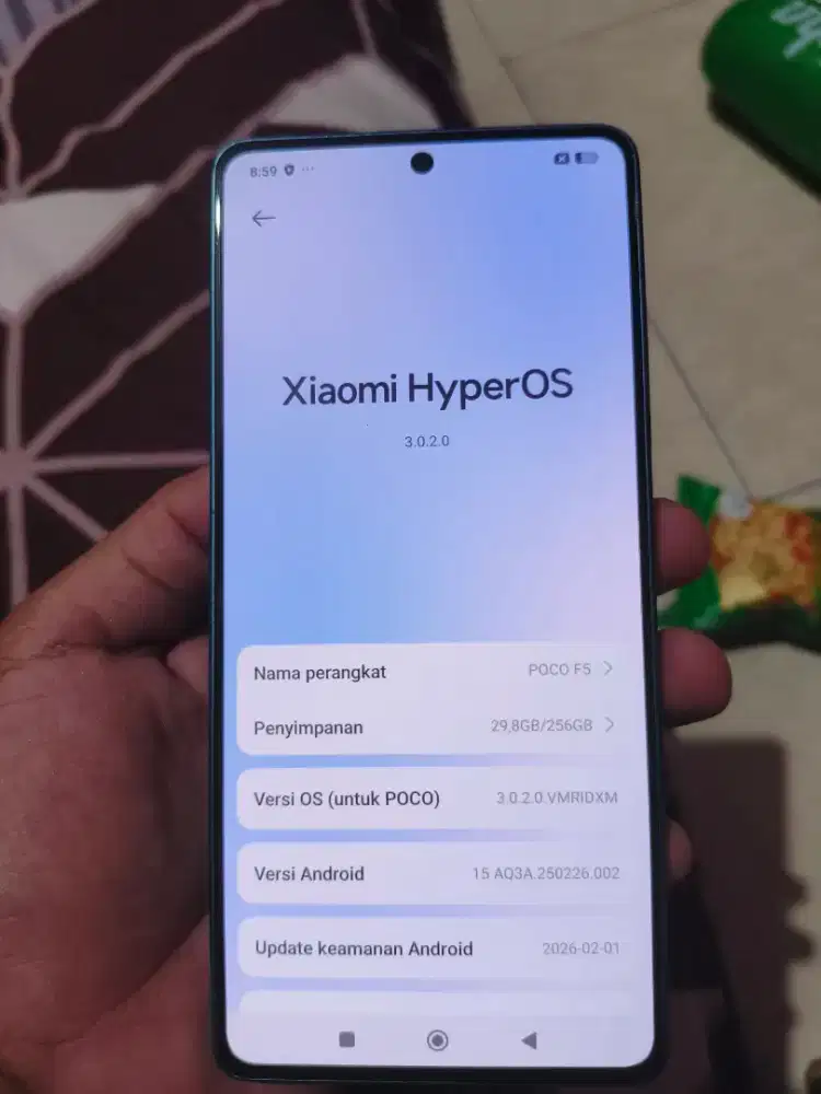 Poco F5 8/256 Lengkap