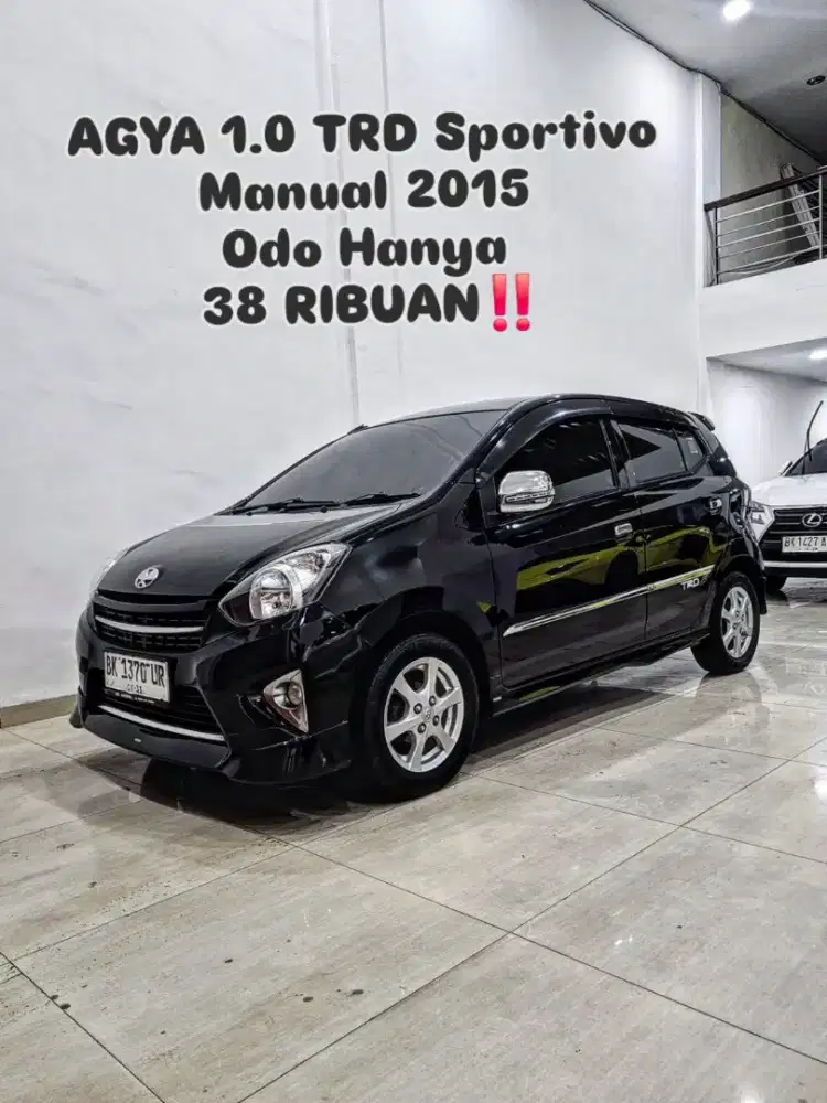 (TDP 7JT) AGYA 1.0 TRD Manual 2015 / 2016 toyota sportivo hitam