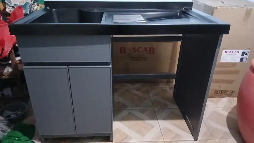 Cabinet sink mesin cuci
