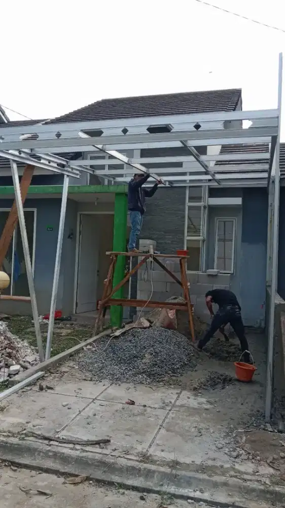 Tukang kanopi ganti atap rumah renopasi