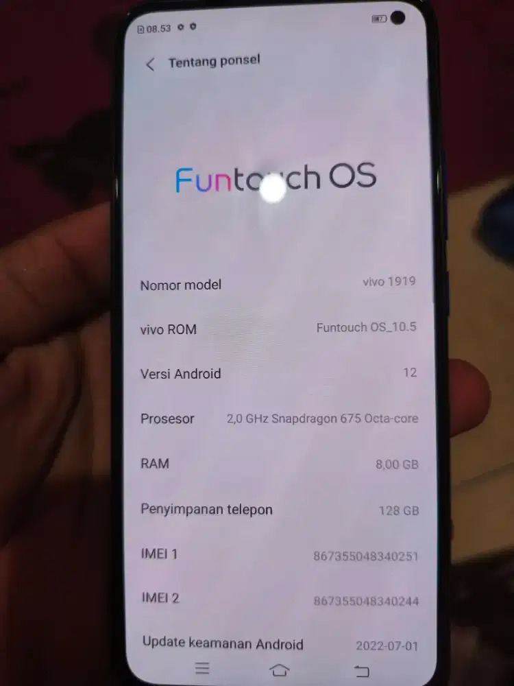 Vivo v19 8/128 Casan