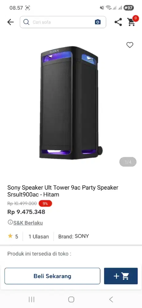 SONY SPEAKER ULT90