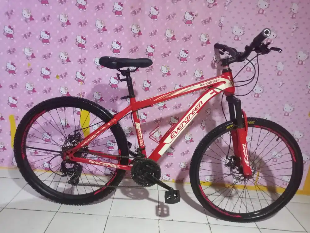 SEPEDA GUNUNG UKURAN 26 (3x7 speed) minus shock depan aja mati