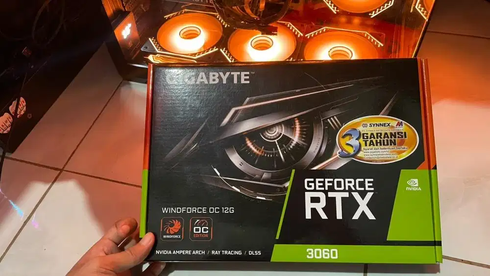 RTX 3060 12GB garasi resmi