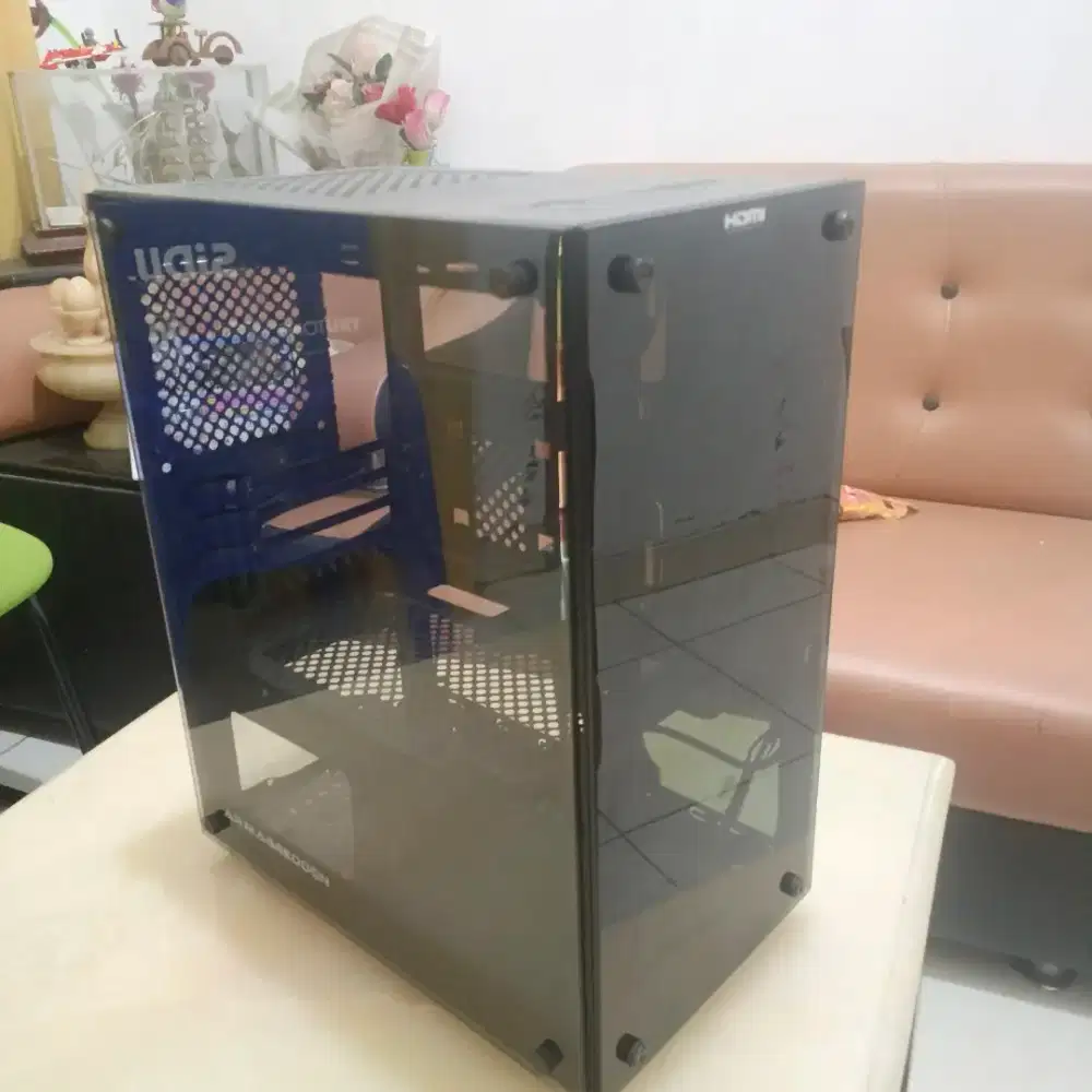 Casing M-ATX Tempered Glass Armageddon Infineon 1000