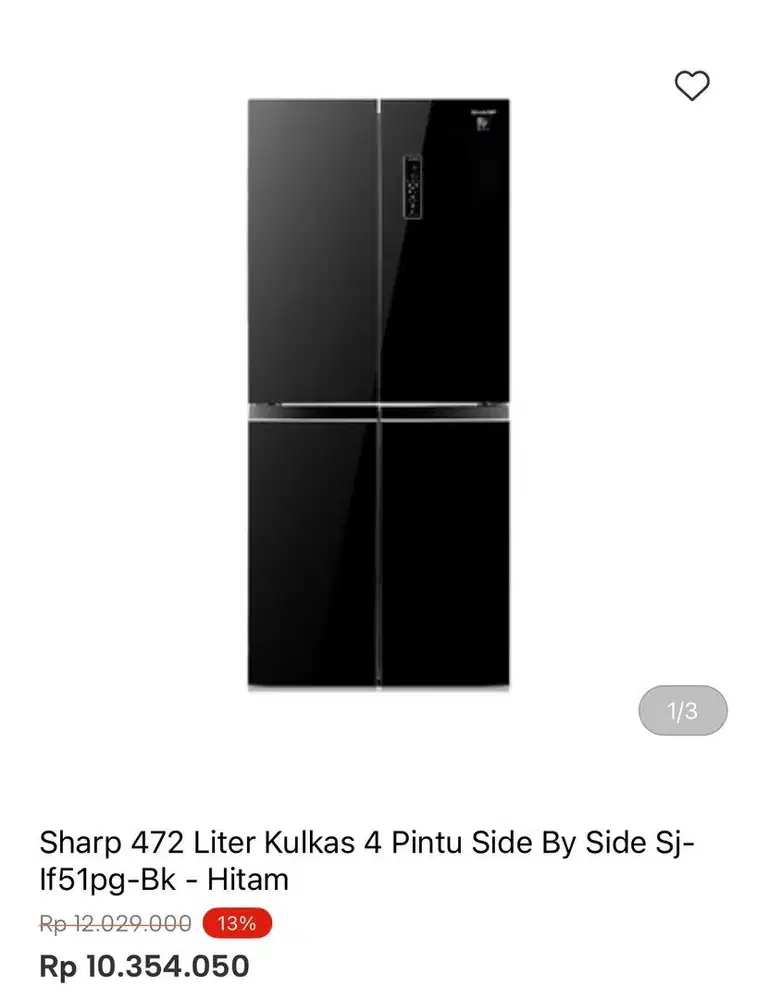 KULKAS SHARP MULTIDOOR 472liter