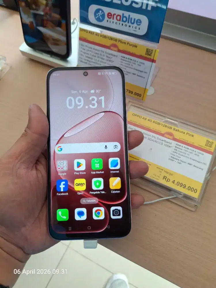 SEDIA KREDIT HP OPPO A6 PROMO BUNGA RINGAN