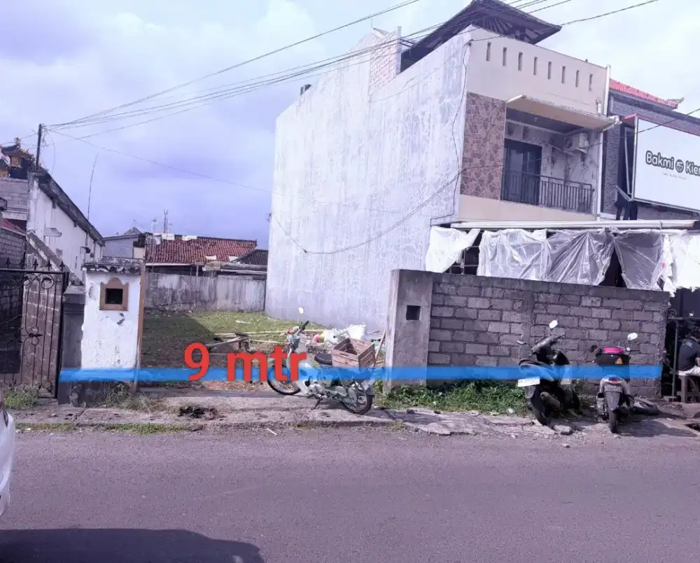 Di jual tanah jalan utama Tukad Sanghyang , DPS, Bali
