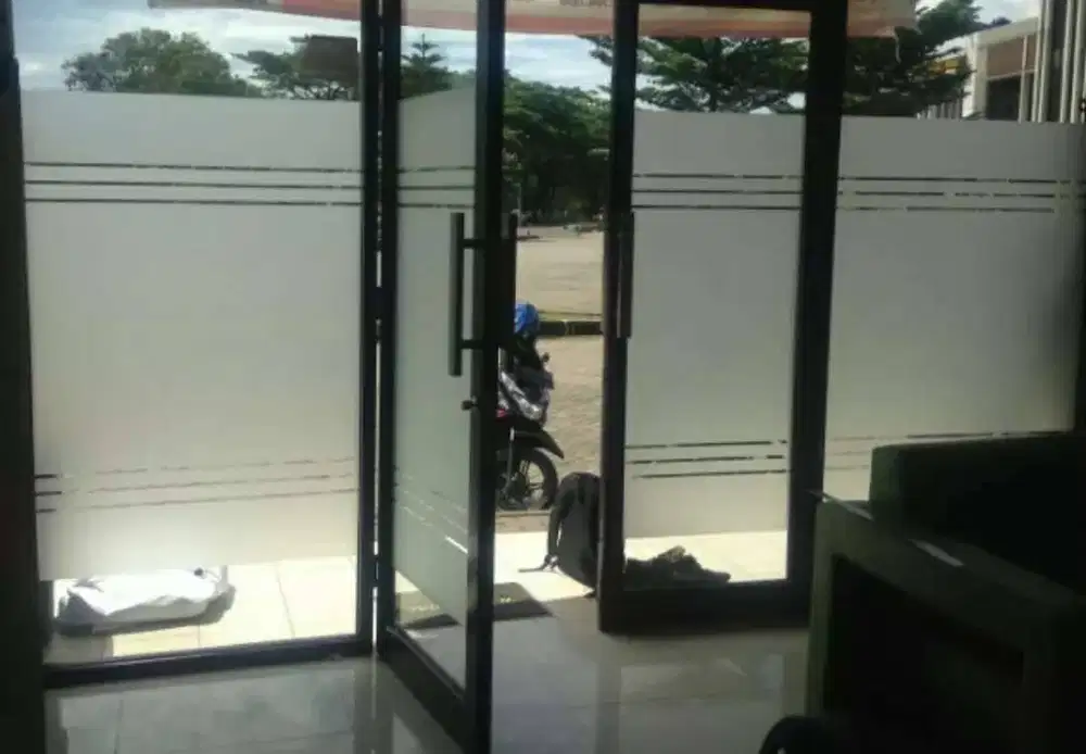 kaca film Rumah & Gedung Sticker Kaca buram sanblast murah berkualitas