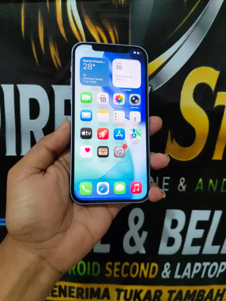 Iphone 12 256GB retak dikit