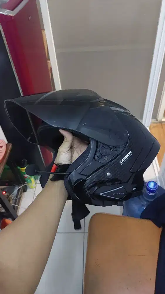 DIJUAL HELM JS ARMOR + INTERCOM