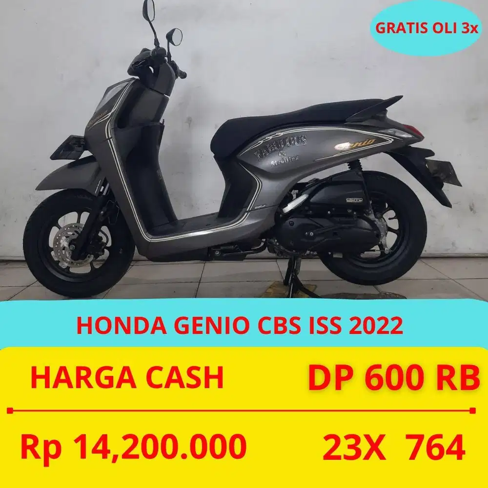 HONDA GENIO CBS ISS 2022 DP MURAH 600 RIBU GUYS