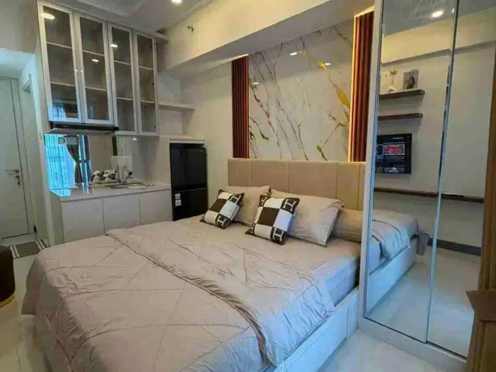 apartemen Benson studio dijual murah furnish Baru Lux Pakuwon mall Surabaya barat