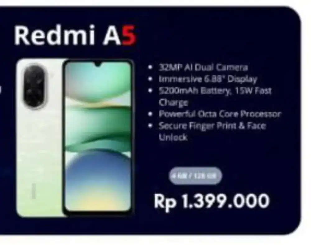 HEADPHONE ANDROID REDMI A5 4/128GB