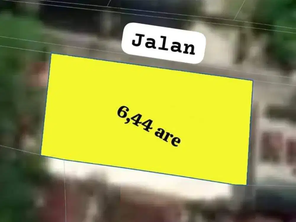 For sale Di jual Tanah 6,44 are