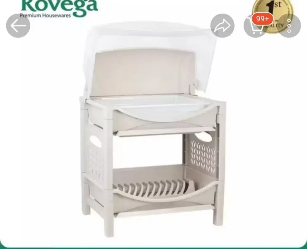 Rak Piring Plastik ROVEGA Dapur