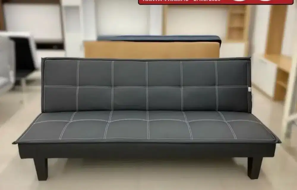 PROMO SOFABED KULIT SINTETIS